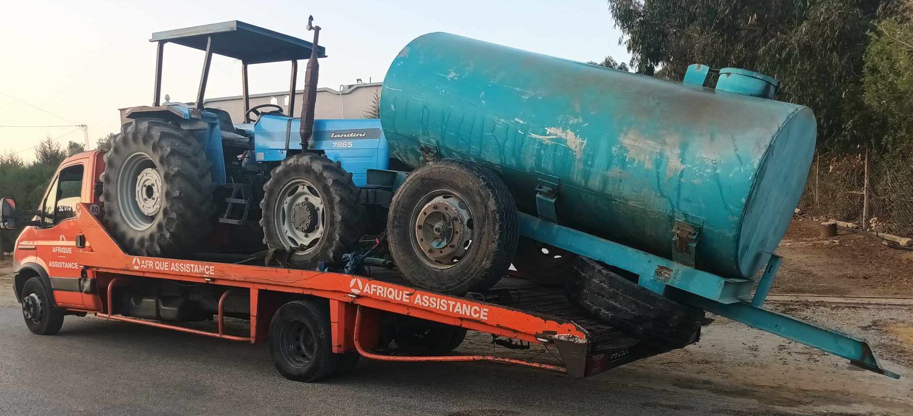 Transport de matériel agricole