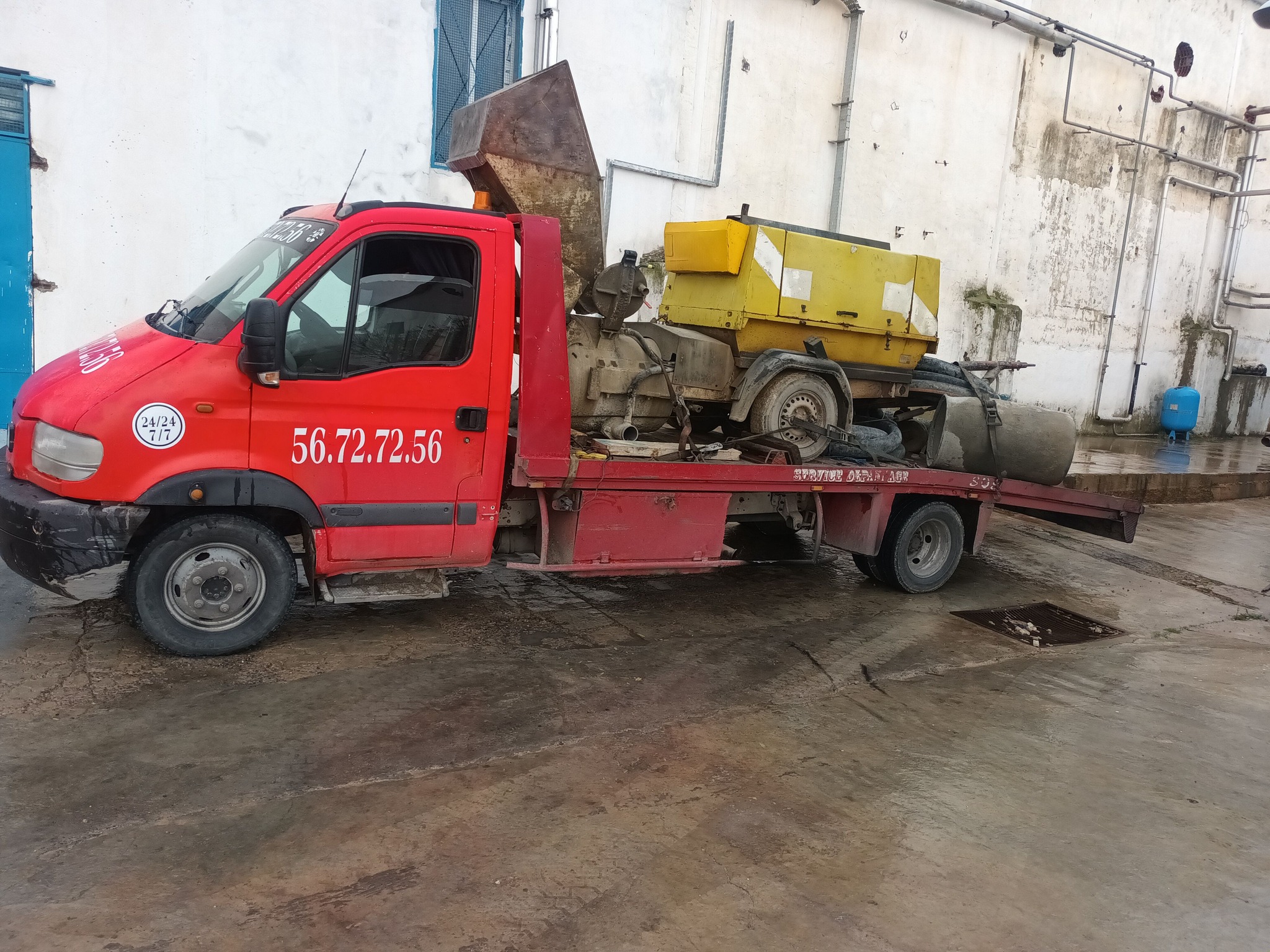 Transport de matériel agricole